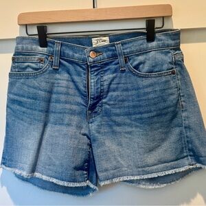 J. Crew Women’s Jean Cut Off Shorts with Frayed Hem